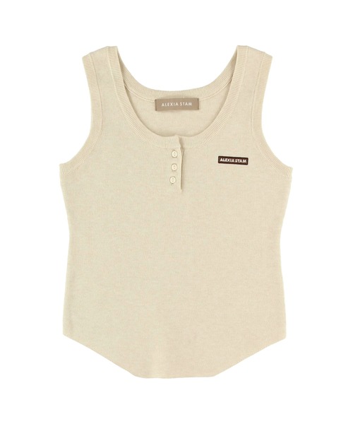 セール】Box Logo Knit Tank Top /ロゴニットタンクトップ（タンク