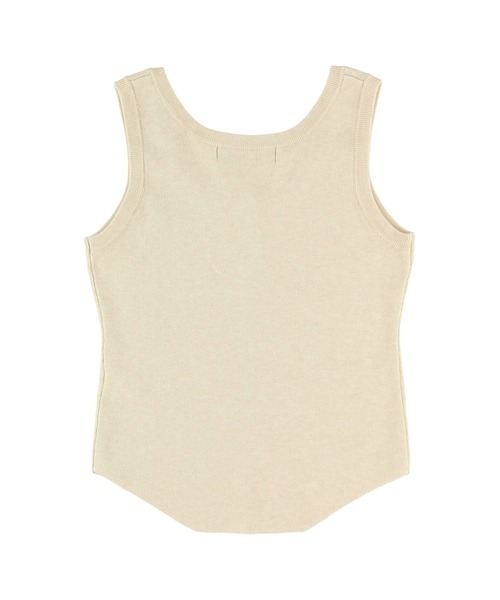 ALEXIA STAM（アリシアスタン）の「Box Logo Knit Tank Top /ロゴニットタンクトップ（タンクトップ・レディース・レッド/ブラック/アイボリー・M/S）」の19枚目の写真