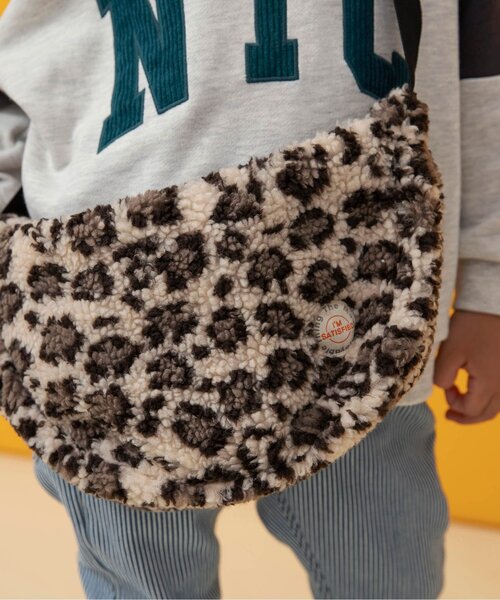 BREEZE（ブリーズ）の「ボアショルダーバッグ（ショルダーバッグ・キッズ・ブラック/アイボリー/ベージュ・FREE）」の5枚目の写真