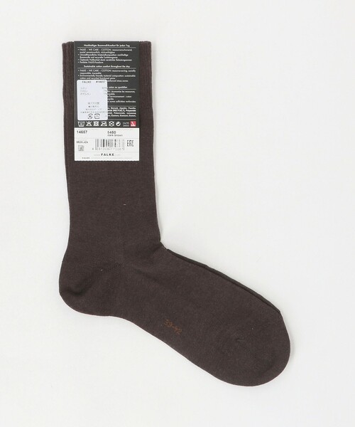 FALKE（ファルケ）の「＜FALKE＞FAMILY SOCKS/ファミリーソックス（ソックス/靴下・メンズ・ダークブラウン/パープル/ダークグレー/ネイビー/ケリーグリーン/ロイヤルブルー/レッド・39-42）」の2枚目の写真