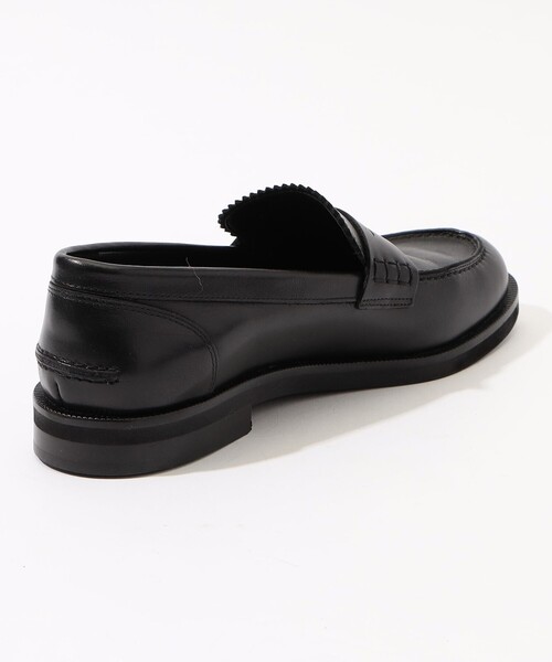 GALERIE VIE レザー Uチップローファー ブラック 39 Y1007 GALERIE VIE レザー Uチップローファー ブラック 39 Y1007