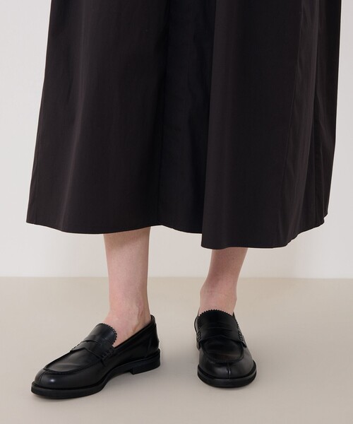 GALERIE VIE レザー Uチップローファー ブラック 39 Y1007 GALERIE VIE レザーローファー（ローファー）｜GALERIE VIE