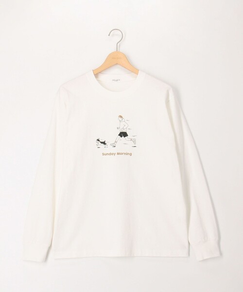 NOLLEY'S LIGHT(ノーリーズライト)の「別注プリント ロンT(Tシャツ/カットソー・メンズ・ホワイト系その他/ホワイト系その他3/ブルー系その他/ホワイト系その他2/ブラック系その他/ブラック系その他2・M/L)」の13枚目の写真