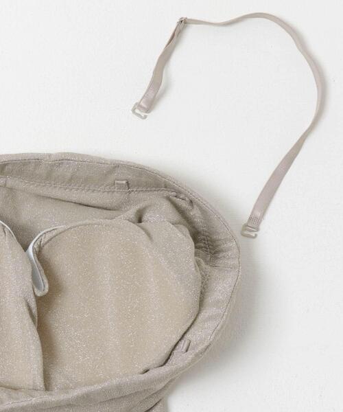 URBAN RESEARCH ROSSO WOMEN（アーバンリサーチ　ロッソ）の「kaene　ラメベアトップキャミソール（キャミソール・レディース・ベージュ系その他・FREE）」の8枚目の写真