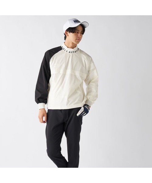 FILA GOLF(フィラゴルフ )の「FILA GOLF フィラゴルフ ゴルフウェア ワンポイント ロゴ ストレッチ 撥水 裏メッシュ 軽量 プルオーバー ブルゾン(ブルゾン・メンズ・ブラック/グレー/オフホワイト・M/L/LL/3L)」の17枚目の写真