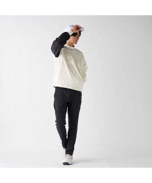 FILA GOLF(フィラゴルフ )の「FILA GOLF フィラゴルフ ゴルフウェア ワンポイント ロゴ ストレッチ 撥水 裏メッシュ 軽量 プルオーバー ブルゾン(ブルゾン・メンズ・ブラック/グレー/オフホワイト・M/L/LL/3L)」の19枚目の写真