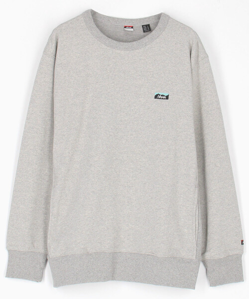 NANGA(ナンガ)の「NANGA/ナンガ E H MINI BOX LOGO EMBROIDERY SWT(スウェット・メンズ・ブラック/グレー/オフホワイト・MEDIUM/LARGE)」の3枚目の写真