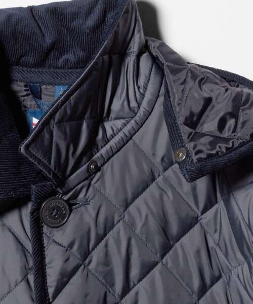 LAVENHAM＞DENSTON/デンストン/フーディ キルティングジャケット
