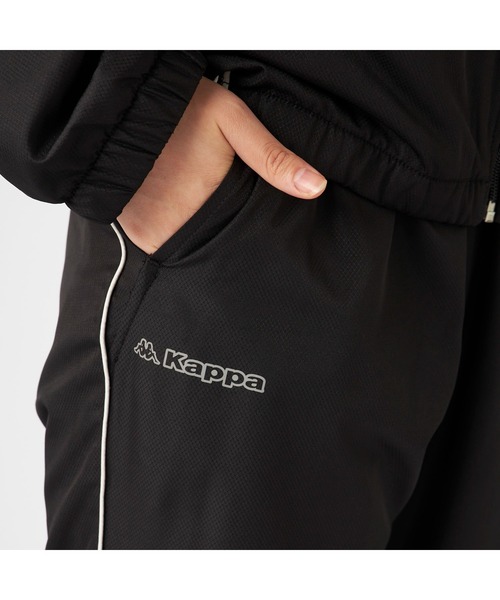 Kappa(カッパ)の「Kappa カッパ 軽量 裏フリース ポリエステル トラックパンツ ロングパンツ(その他パンツ・レディース・ネイビー/ブラック・LL/M/L)」の10枚目の写真