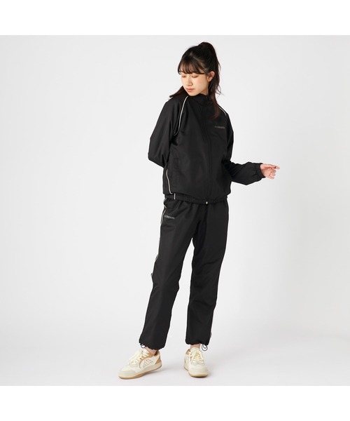 Kappa(カッパ)の「Kappa カッパ 軽量 裏フリース ポリエステル トラックパンツ ロングパンツ(その他パンツ・レディース・ネイビー/ブラック・LL/M/L)」の8枚目の写真