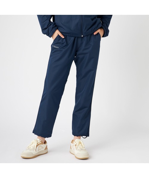Kappa(カッパ)の「Kappa カッパ 軽量 裏フリース ポリエステル トラックパンツ ロングパンツ(その他パンツ・レディース・ネイビー/ブラック・LL/M/L)」の14枚目の写真