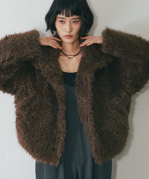 セール】シャギーファー2WAYジャケット（ブルゾン）｜ANOTHER S