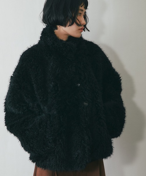 セール】シャギーファー2WAYジャケット（ブルゾン）｜ANOTHER S