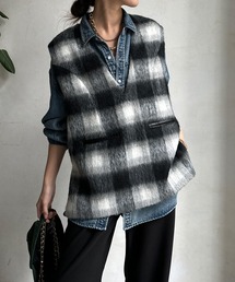 新品未使用♡23区♡ジレ ベストチェックブラウン38 チェック ジレ」に該当するベストファッション通販 - ZOZOTOWN