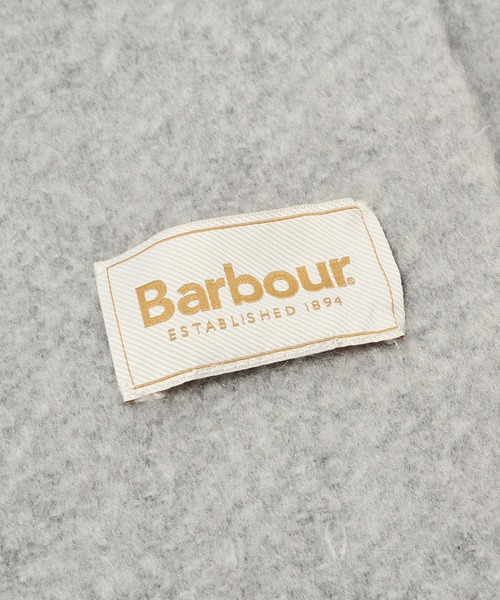 Barbour(バブアー)の「【Barbour】barbour ellison scarf 180cm*38cm / LSC0458(マフラー・レディース・ライトグレー/ネイビー/アイボリー・FREE)」の4枚目の写真