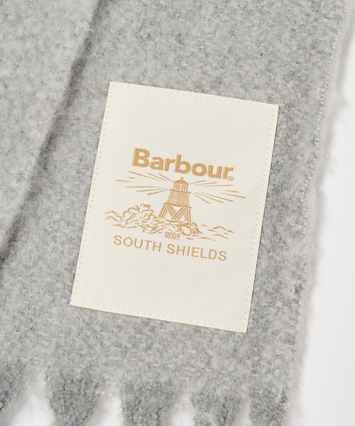 Barbour(バブアー)の「【Barbour】barbour ellison scarf 180cm*38cm / LSC0458(マフラー・レディース・ライトグレー/ネイビー/アイボリー・FREE)」の5枚目の写真