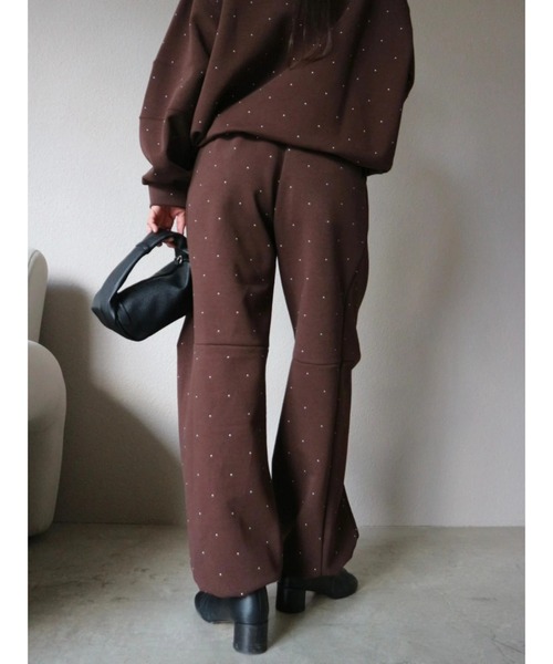 TRUNC（トランクエイティーエイト）の「Half Zip Sweat SET UP（スウェット・レディース・ブラック/ブラウン・FREE）」の11枚目の写真