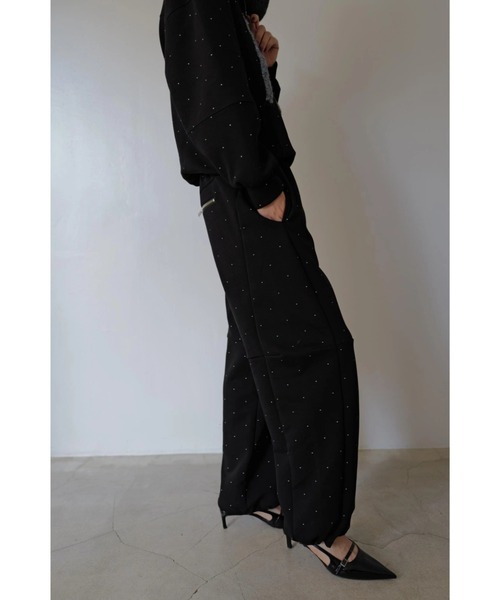 TRUNC（トランクエイティーエイト）の「Half Zip Sweat SET UP（スウェット・レディース・ブラック/ブラウン・FREE）」の5枚目の写真