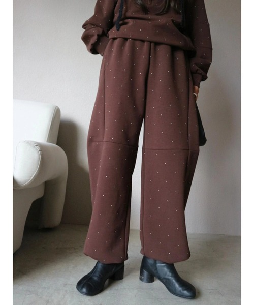 TRUNC（トランクエイティーエイト）の「Half Zip Sweat SET UP（スウェット・レディース・ブラック/ブラウン・FREE）」の13枚目の写真