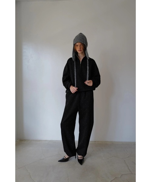 TRUNC（トランクエイティーエイト）の「Half Zip Sweat SET UP（スウェット・レディース・ブラック/ブラウン・FREE）」の7枚目の写真