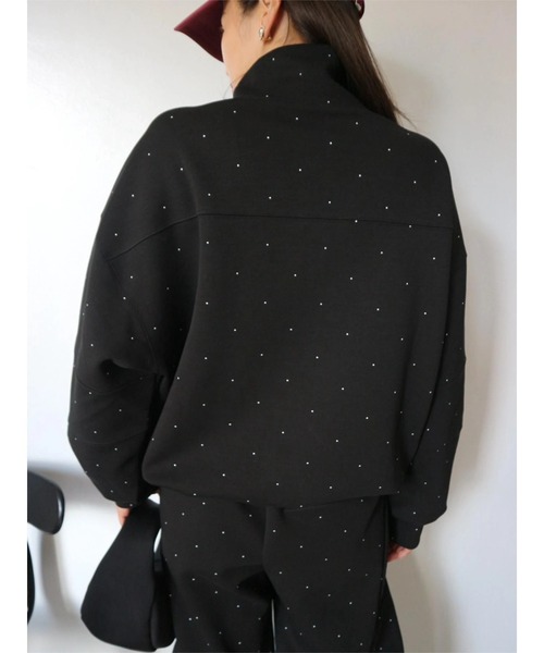 TRUNC（トランクエイティーエイト）の「Half Zip Sweat SET UP（スウェット・レディース・ブラック/ブラウン・FREE）」の14枚目の写真