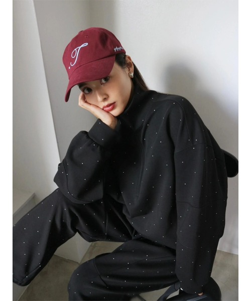 TRUNC（トランクエイティーエイト）の「Half Zip Sweat SET UP（スウェット・レディース・ブラック/ブラウン・FREE）」の17枚目の写真