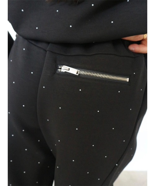 TRUNC（トランクエイティーエイト）の「Half Zip Sweat SET UP（スウェット・レディース・ブラック/ブラウン/ベージュ・FREE）」の19枚目の写真