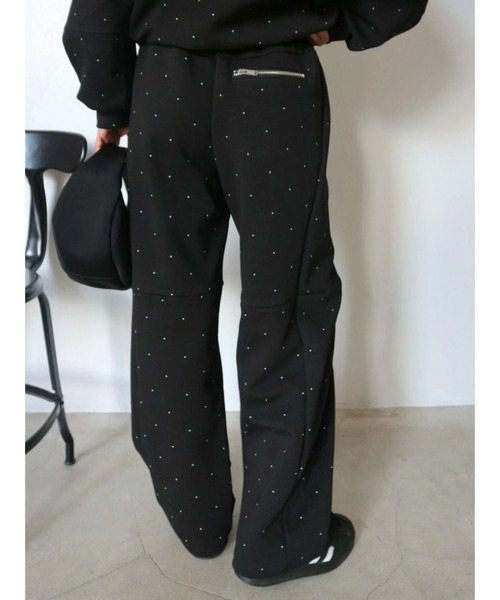 TRUNC（トランクエイティーエイト）の「Half Zip Sweat SET UP（スウェット・レディース・ブラック/ブラウン/ベージュ・FREE）」の21枚目の写真