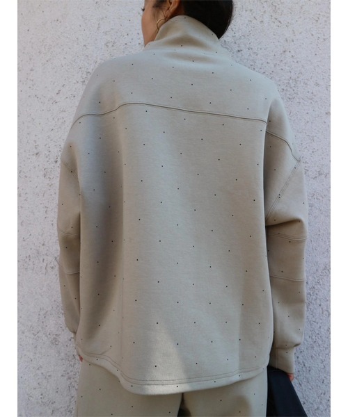 TRUNC（トランクエイティーエイト）の「Half Zip Sweat SET UP（スウェット・レディース・ブラック/ブラウン/ベージュ・FREE）」の10枚目の写真