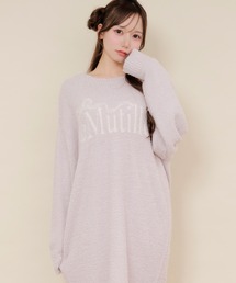 eMutille（エミュティーユ）の「fluffy one-piece /モコモコワンピース（ルームワンピース）」