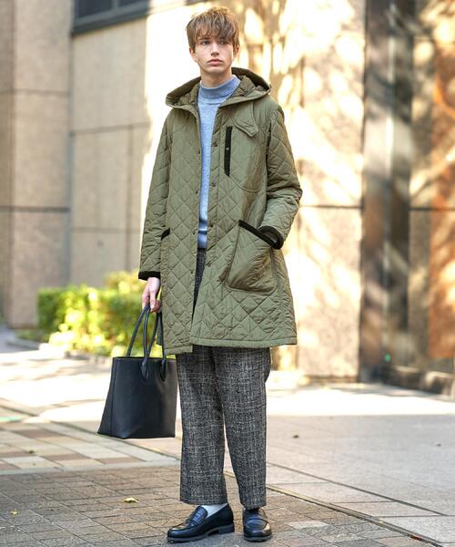 DRESSTERIOR（ドレステリア）の「キルティング フーデット コート（その他アウター・メンズ・ブラック/オリーブ・92/91/90/94）」の11枚目の写真