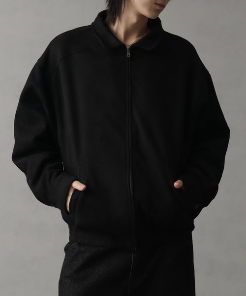 セール】裏フリーススウェードライクスイングトップ（ブルゾン）｜Art