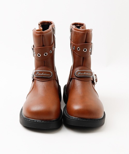 URBAN CHERRY（アーバンチェリー）の「ベルトデザインエンジニアブーツ（ブーツ・キッズ・ブラウン/ブラック・18.0cm/19.0cm/19.5cm/20.0cm/20.5cm/21.0cm/21.5cm/22.5cm/18.5cm）」の8枚目の写真