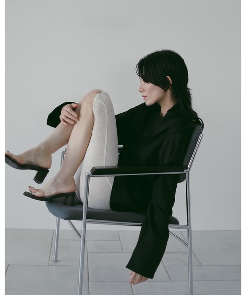 anuke(アンヌーク)の「Square Clear Sandals(サンダル・レディース・クリア・36inch/38inch/37inch)」の6枚目の写真