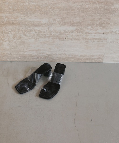 anuke(アンヌーク)の「Square Clear Sandals(サンダル・レディース・クリア・36inch/38inch/37inch)」の13枚目の写真