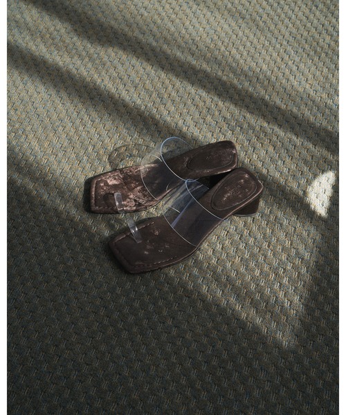 anuke(アンヌーク)の「Square Clear Sandals(サンダル・レディース・クリア・36inch/38inch/37inch)」の15枚目の写真