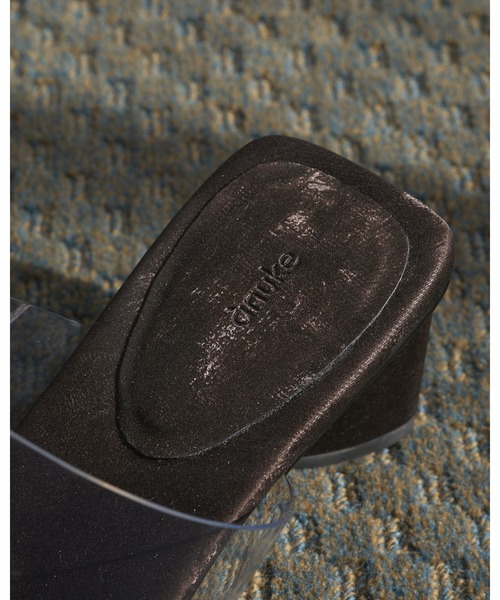 anuke(アンヌーク)の「Square Clear Sandals(サンダル・レディース・クリア・36inch/38inch/37inch)」の16枚目の写真