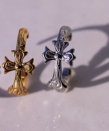 cross ring 【free size】/【ハワイアンジュエリー】【サージカルステンレス】【金属アレルギー対応】【IRIEBEACH / アイリービーチ】つけっぱなしOK
