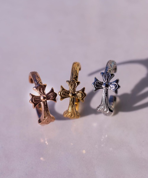IRIEBEACH(アイリービーチ)の「cross ring 【free size】/【ハワイアンジュエリー】【サージカルステンレス】【金属アレルギー対応】【IRIEBEACH / アイリービーチ】つけっぱなしOK(リング・レディース・シルバー/ピンク/ゴールド・FREE)」の8枚目の写真