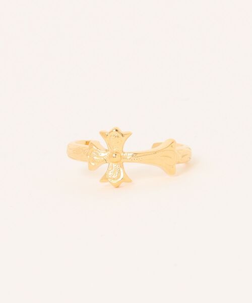 IRIEBEACH(アイリービーチ)の「cross ring 【free size】/【ハワイアンジュエリー】【サージカルステンレス】【金属アレルギー対応】【IRIEBEACH / アイリービーチ】つけっぱなしOK(リング・レディース・シルバー/ピンク/ゴールド・FREE)」の10枚目の写真