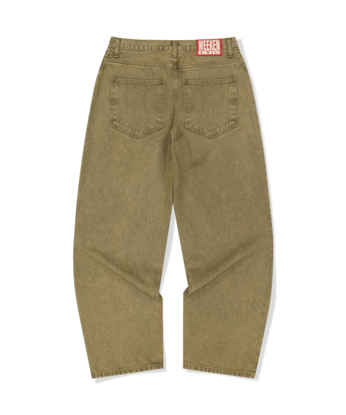 WKNDRS(ウィーキャンドース)の「APPLE DENIM PANTS (BEIGE)(デニムパンツ・レディース・その他・MEDIUM/LARGE/X-LARGE/SMALL)」の6枚目の写真
