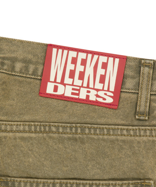 WKNDRS(ウィーキャンドース)の「APPLE DENIM PANTS (BEIGE)(デニムパンツ・レディース・その他・MEDIUM/LARGE/X-LARGE/SMALL)」の2枚目の写真