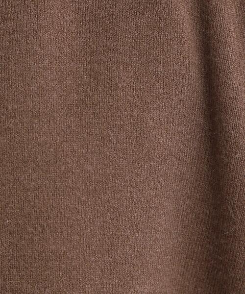 DRESKIP（ドレスキップ）の「【セットアップ可/洗濯機可】もちもちタッチが心地よい クルーネックカーディガン（カーディガン/ボレロ・レディース・ダークブラウン/ブラック/レッド系1・01/02/03/04）」の11枚目の写真