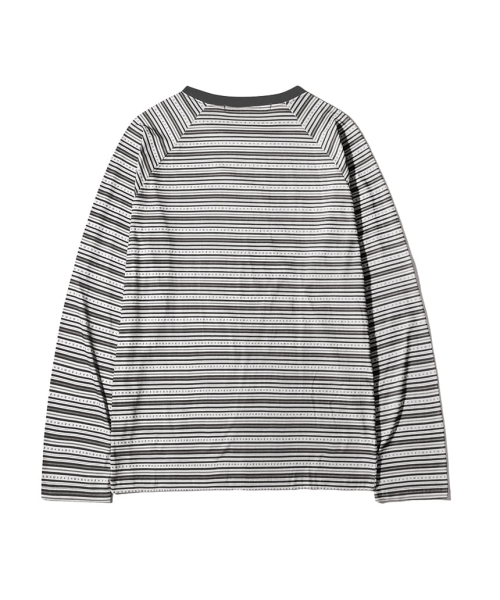 ESCAPEFROM(エスケープフロム)の「フルラブ ESCF エンドグレー スター ロゴ ストライプ フルプリント ロングスリーブ(Tシャツ/カットソー・レディース・その他・MEDIUM/LARGE)」の7枚目の写真