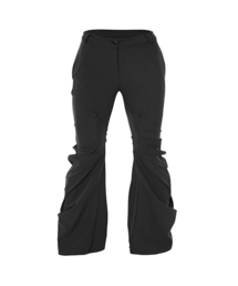 Layered Wrap Trousers (FL-255_Black)（その他パンツ）｜FLAREUP