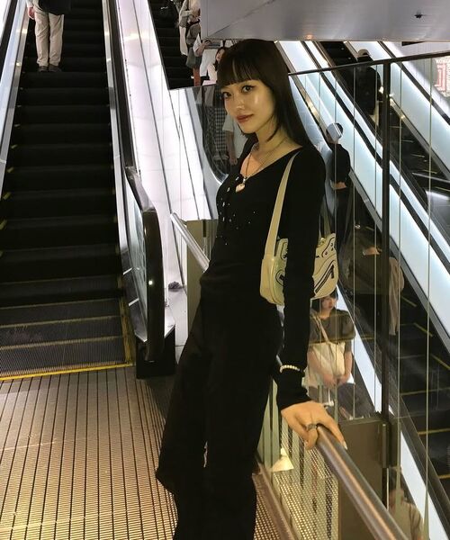 Asymmetrical Drape Pants (FL-245_Black)（その他パンツ）｜FLAREUP
