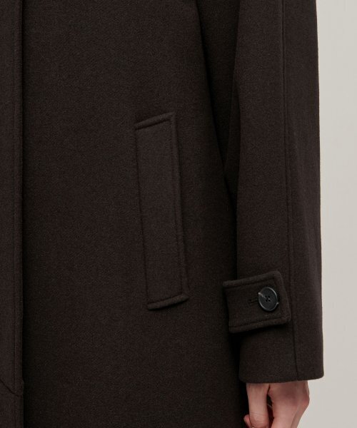 MUSINSA STANDARD WOMAN（ムシンサスタンダードウーマン）の「ウィメンズカシミヤブレンドバルマカンローブコート[ダークブラウン]（チェスターコート・レディース・その他・SMALL/MEDIUM/LARGE/X-SMALL）」の8枚目の写真