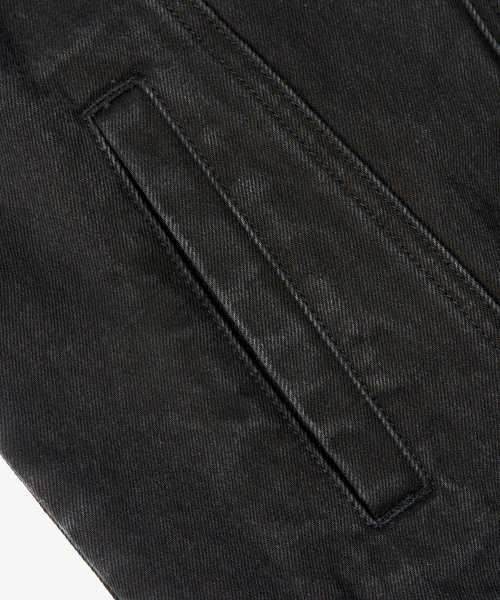 TOFFEE(トフィー)の「ウォッシュドデニムトラッカージャケット (WASHED BLACK)(デニムジャケット・メンズ・その他・MEDIUM/LARGE/X-LARGE)」の6枚目の写真