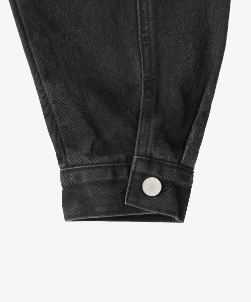 TOFFEE(トフィー)の「ウォッシュドデニムトラッカージャケット (WASHED BLACK)(デニムジャケット・メンズ・その他・MEDIUM/LARGE/X-LARGE)」の8枚目の写真