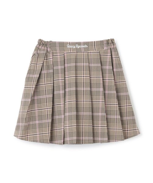by LOVEiT(バイラビット)の「チェックプリーツスカート(スカート・キッズ・ブラック/ピンク/ブラウン・130cm/140cm/120cm/150cm/160cm)」の1枚目の写真